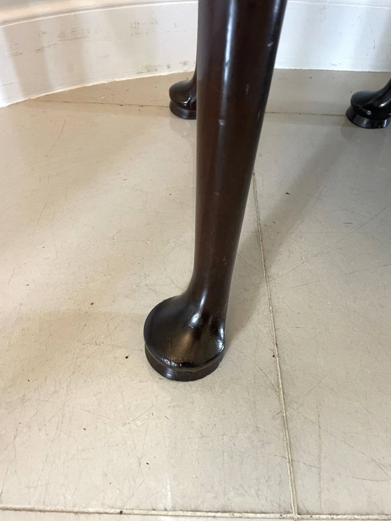 Outstanding Quality Large Unusual Antique George III Mahogany Dining Table - Image 15